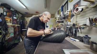 Ali Andress beim Airbrusher