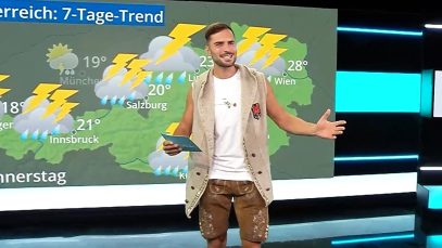 Mountain-Crew drehen bei LT1