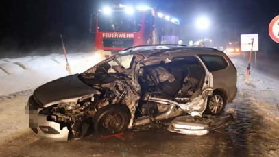 111 Schneepflug Unfall