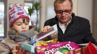 Christkindl Schuhschachtel