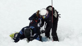 Lokalaugenschein Lawine