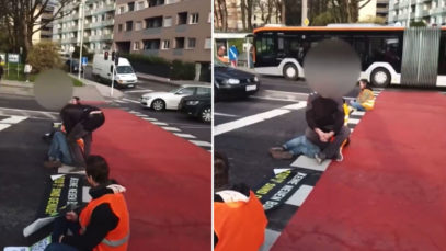 111 Lenker auf Klimakleber