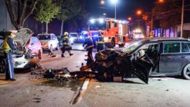 111 Frontalcrash Linz