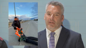 111 Klimakleber Nehammer