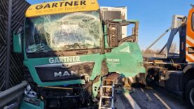 111 Unfall LKW Crash