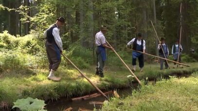 Fensterln Holzschwemmen