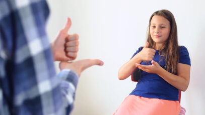 111 Gebärdensprache