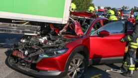 111 Autounfall Ansfelden