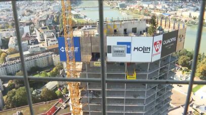 111 Quadrill Tower Gleichenfeier