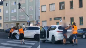 111 Klimakleber angefahren