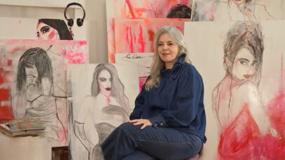 Künstlerin Sabine Windischbauer