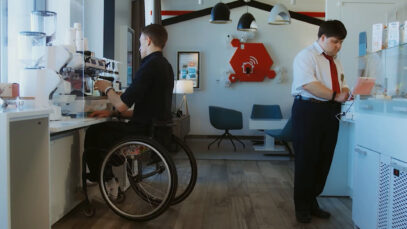 111 Beeinträchtigte arbeiten