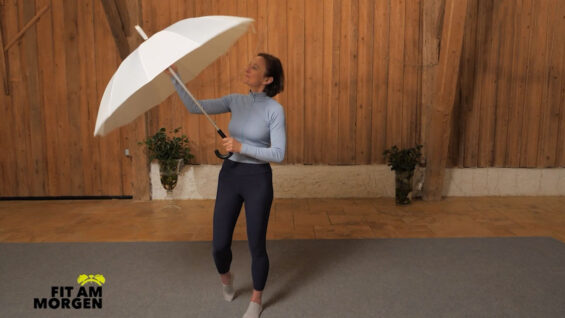 Fit am Morgen Regenschirm 2