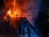 111 Haus brennt