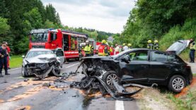 111 Unfall Frontalcrash