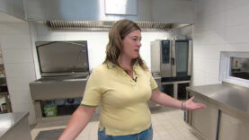 Silvia Essen auf Rädern