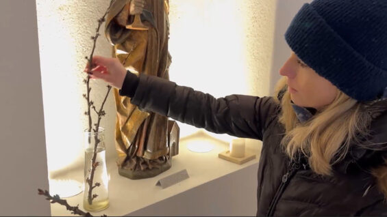 Fensterln Barbarazweige