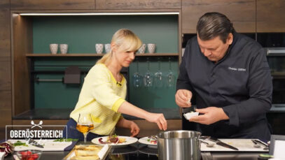 OÖ Kocht Blunzn Frühlingsrolle