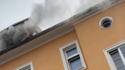 111er Flucht aufs Dach