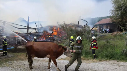 111 Bauernhof Brand