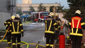 111 Wieder Hallenbrand