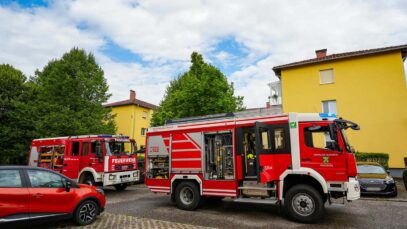 111 Brand Pasching Rettung