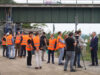 Mauthausen Brücke Baustart