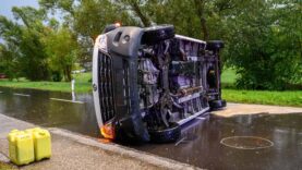 111 Unfall Blitzeinschlag