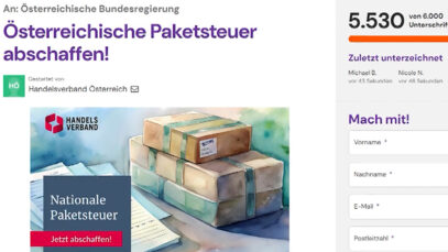 111 Petition Paketsteuer