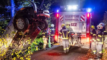 111 Unfall Böschung